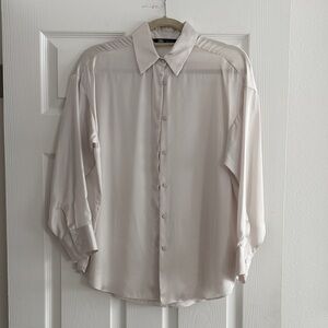 Zara Women's Cream Blouse